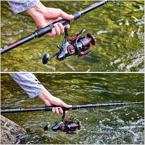 Telescopic Carp Rod & Reel Set 3.6M 4.7:1 Feeder Fishing Kit