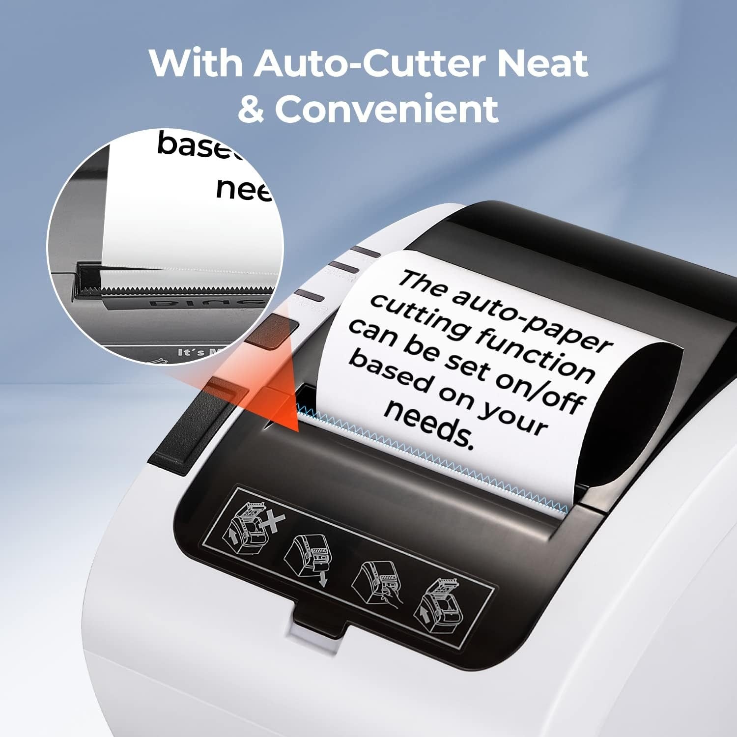 Thermal Receipt Printer POS USB/Ethernet for Home & Business