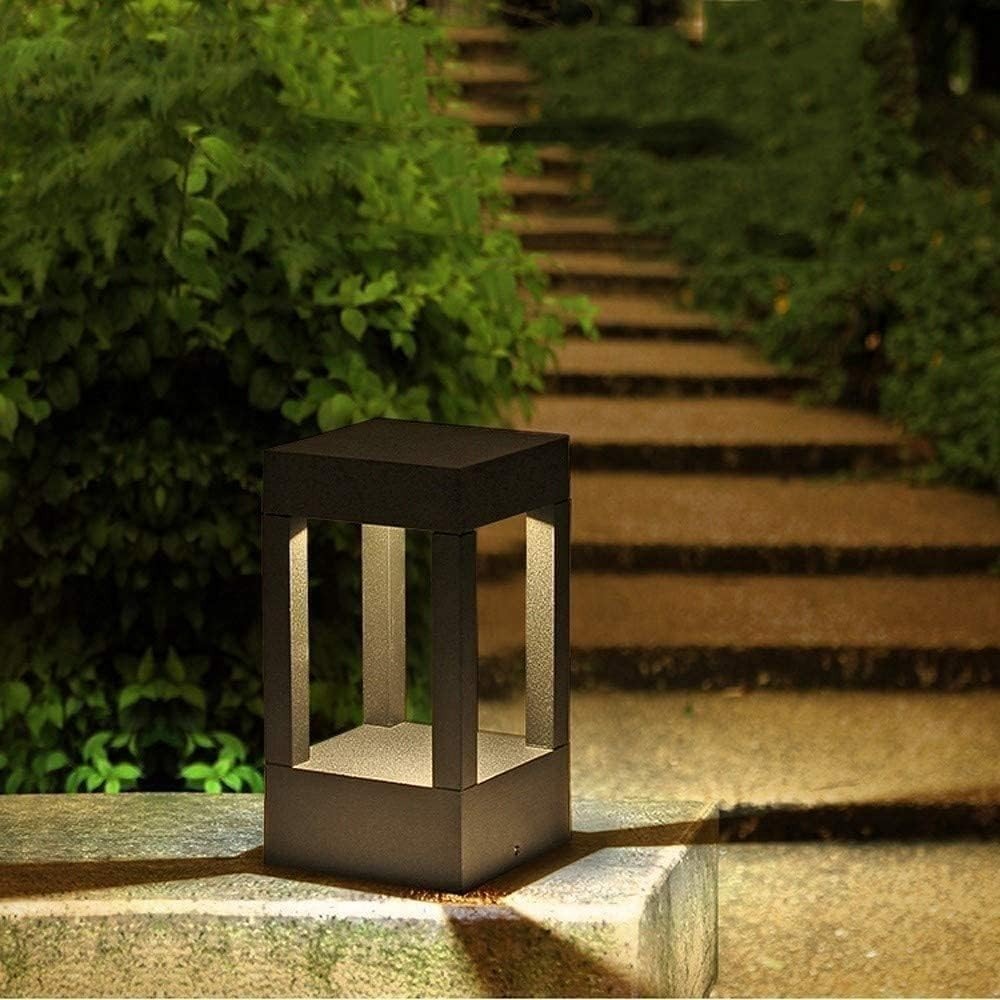 Outdoor LED Bollard Light – 3000K IP65 Modern Garden Post Lamp