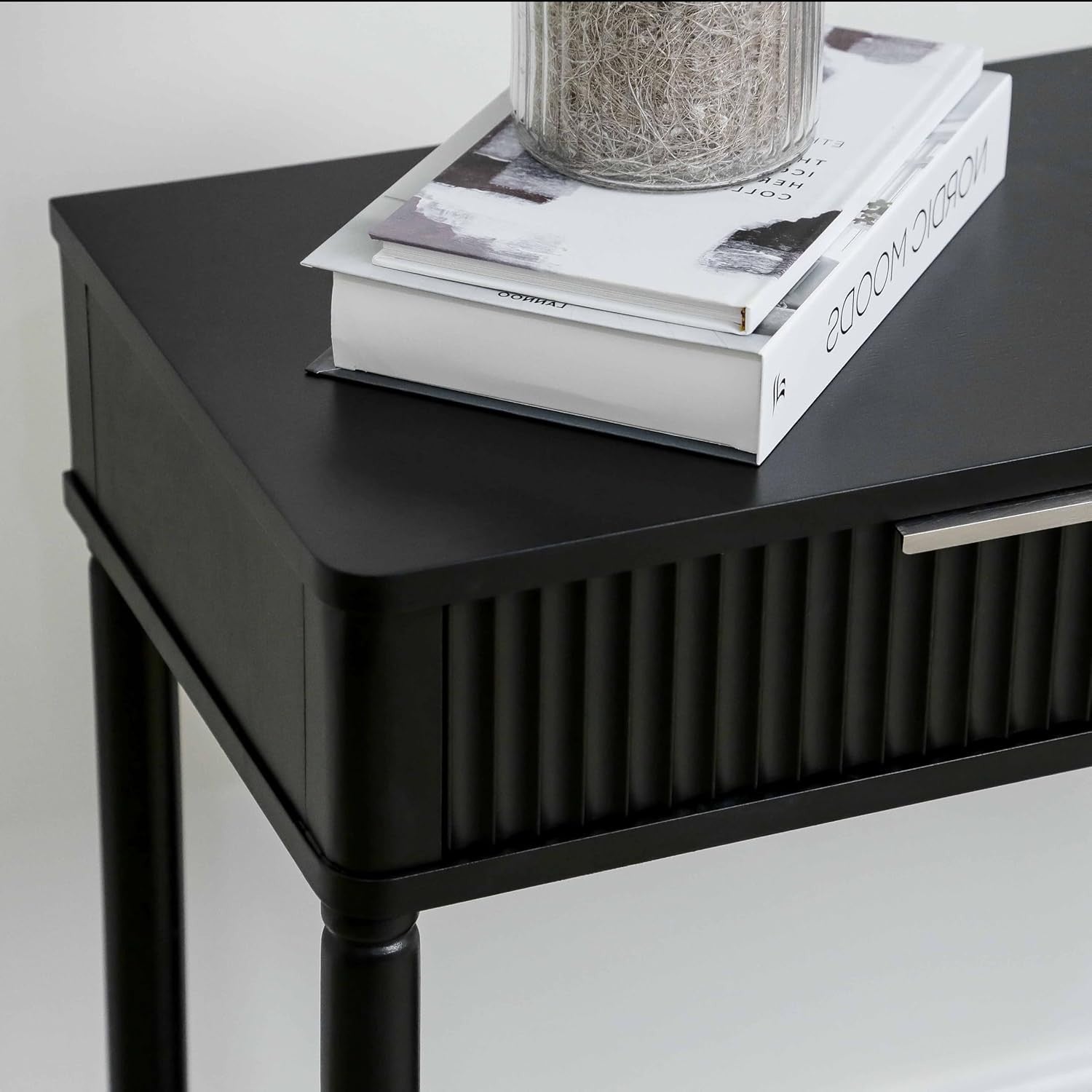 Slim Console Table with 2 Drawers & Storage Shelf – 75H x 90W x 32D cm