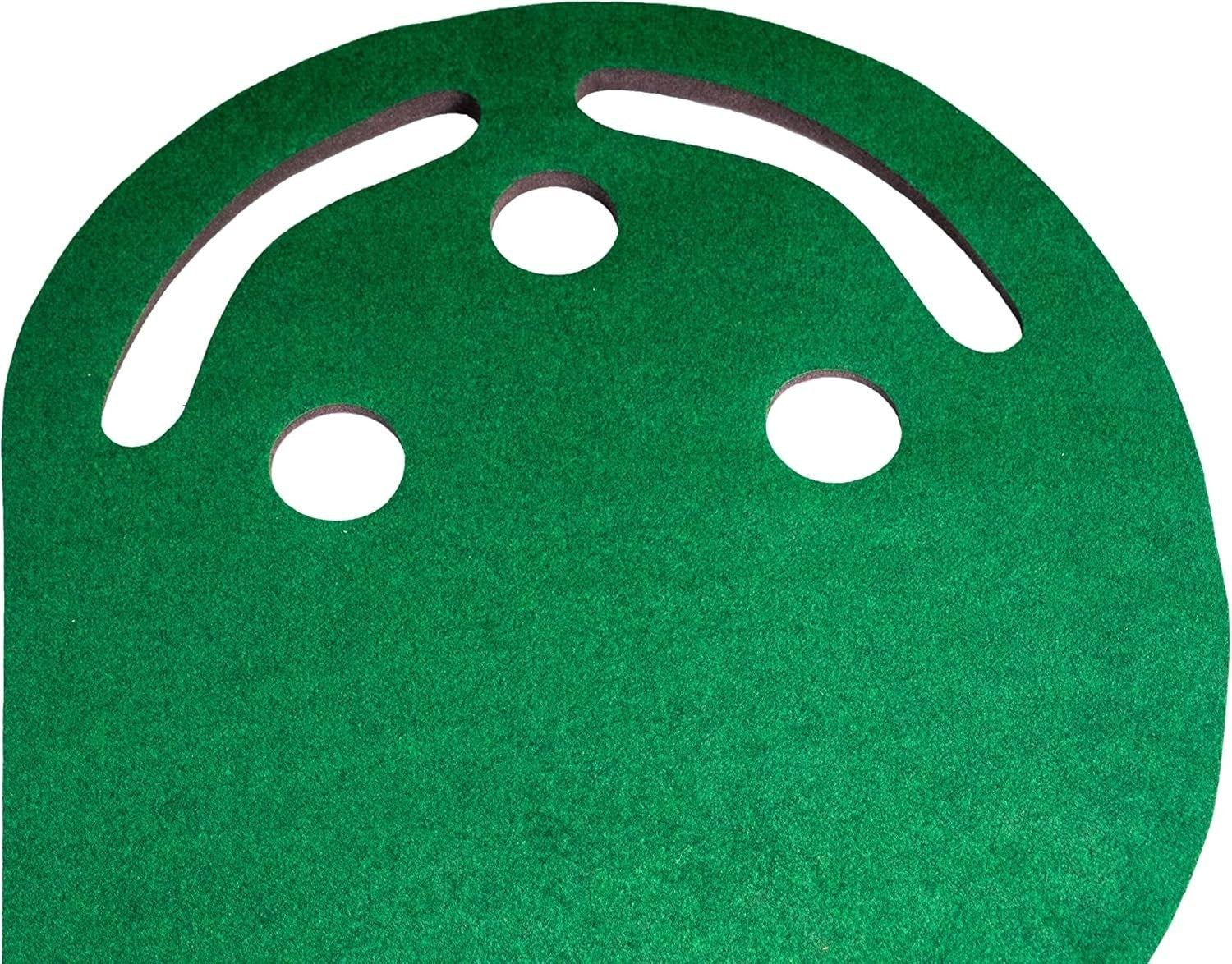 Golf Putting Mat 3x3ft Training Green 3 Hole Practice Indoor Outdoor