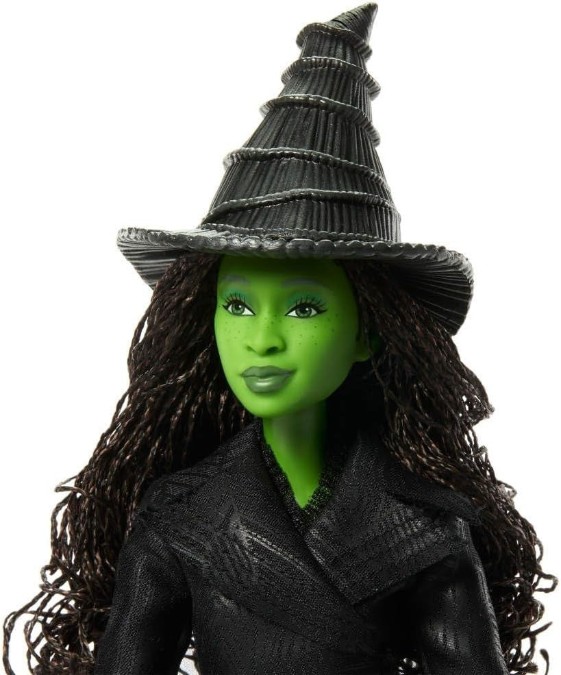 Deluxe Magic Fashion Doll Green Witch Outfit Cape Accessories Poseable