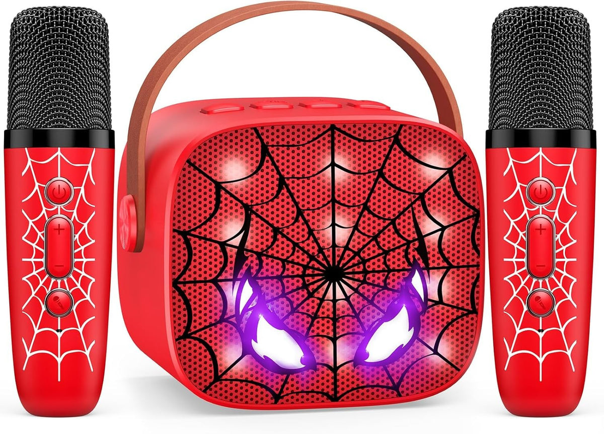 Kids Karaoke Machine 2 Wireless Bluetooth LED
