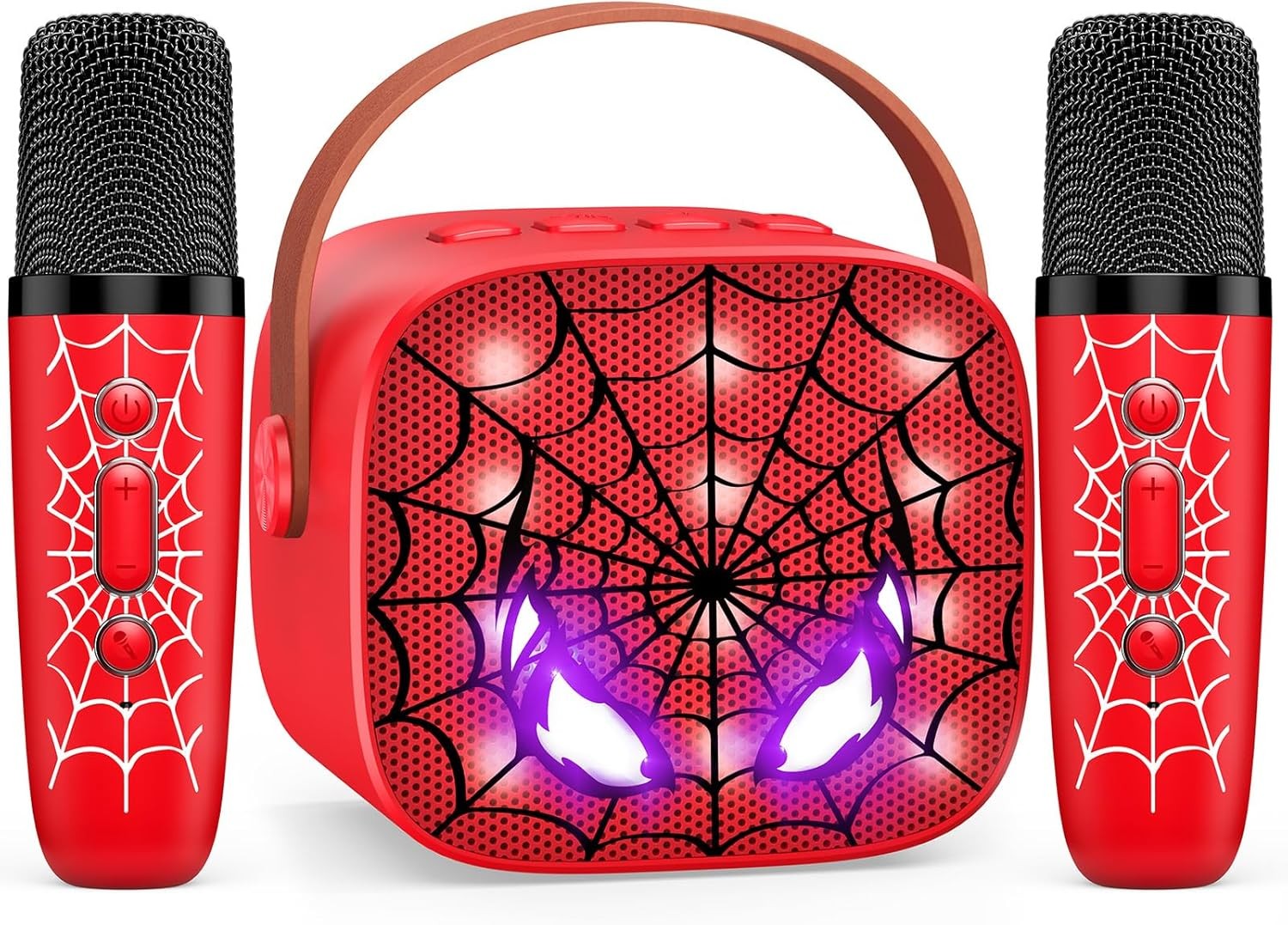 Kids Karaoke Machine 2 Wireless Bluetooth LED