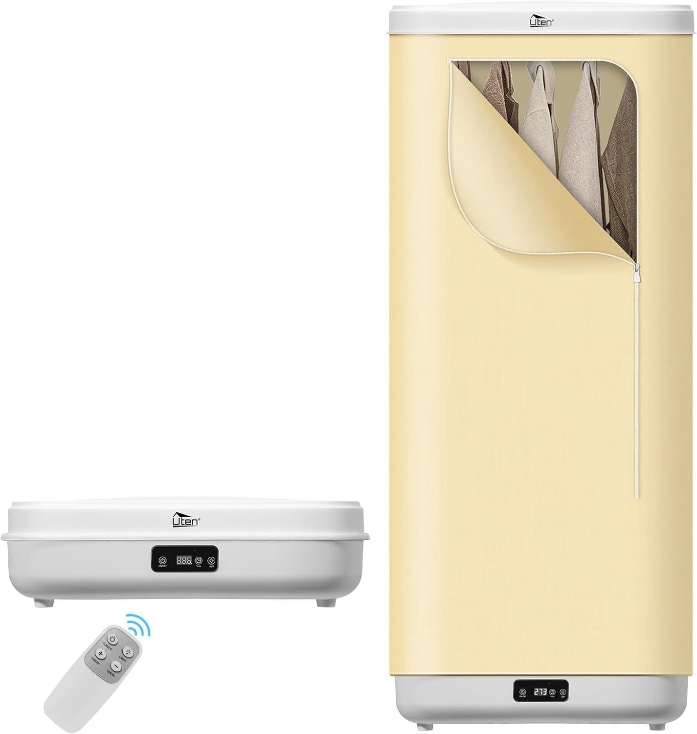 Portable Electric Clothes Dryer 1000W 360° Warm Drying 5kg Indoor