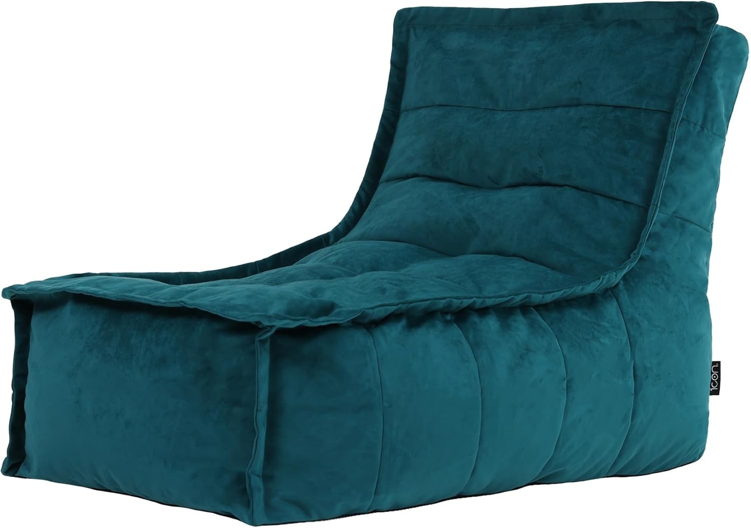 Teal Green Large Velvet Bean Bag Chair Adult Lounge Seat Gaming Sofa