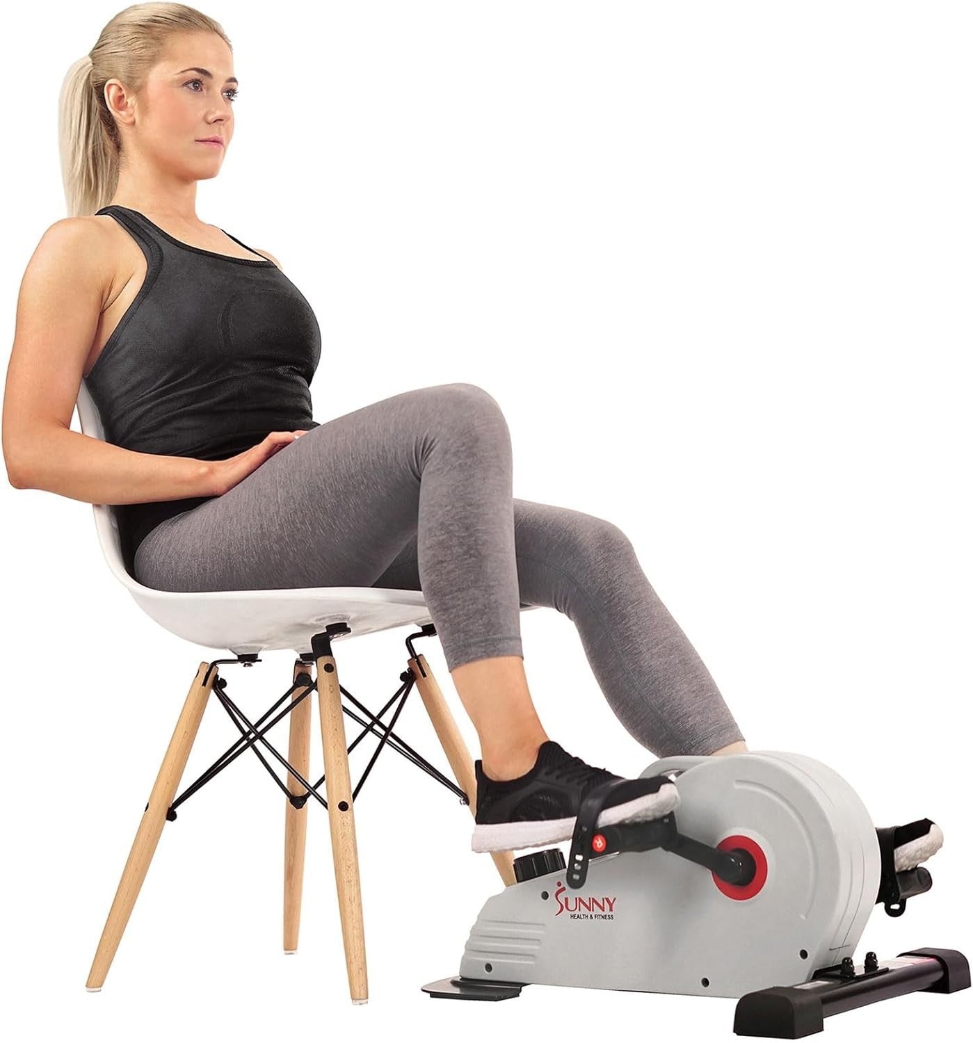 Seated Pedal Exerciser Under Desk Magnetic Bike for Arms Legs Quiet