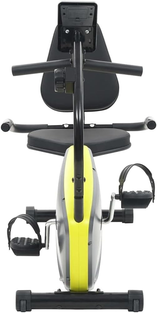 Recumbent Exercise Bike Magnetic LCD Pulse Adjustable Seat Quiet Home Fitness