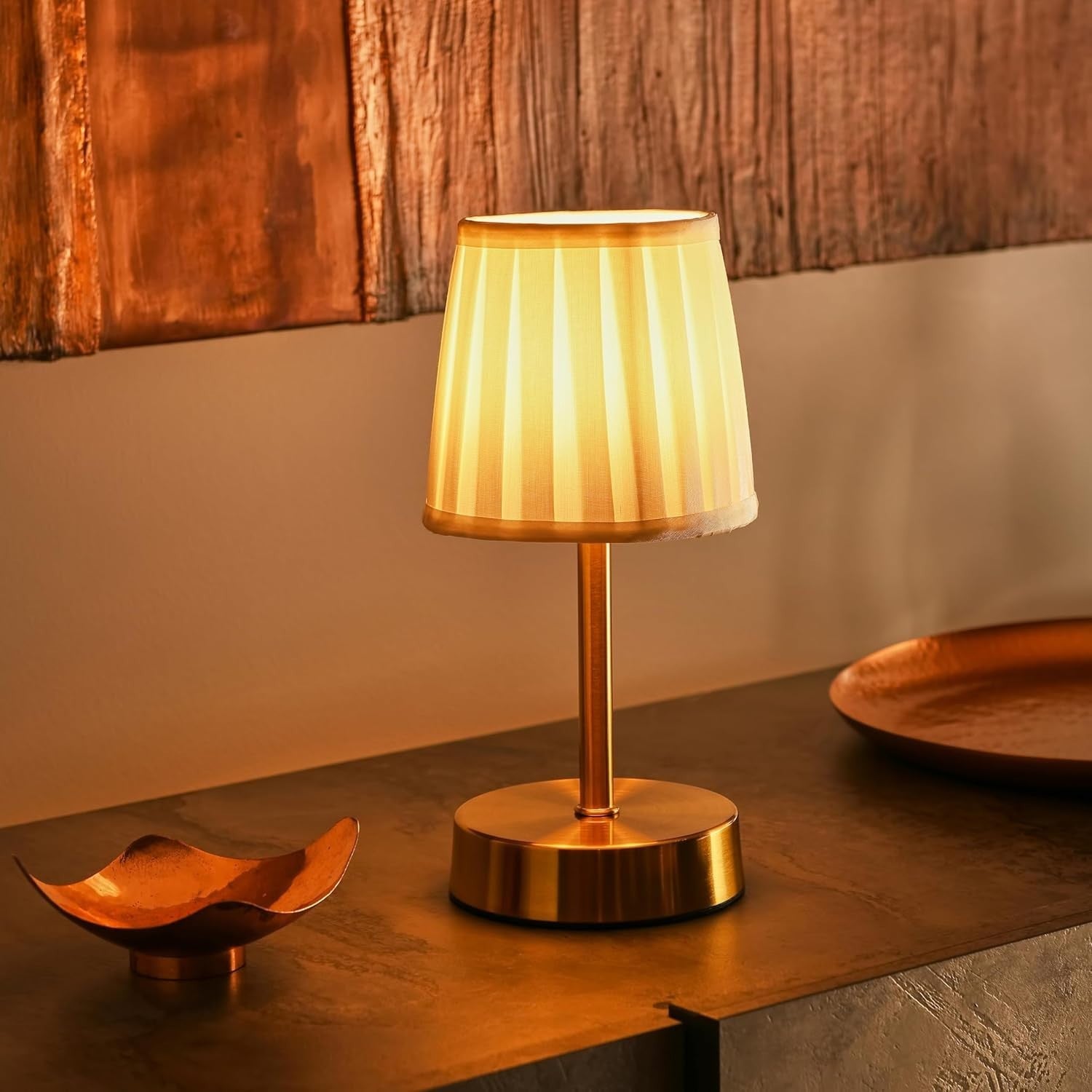 Cordless LED Table Lamps Set of 4 – Rechargeable, Dimmable, Remote, Ambient Ligh