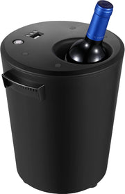 Mini Electric Wine Cooler Single Bottle Silent Touch Control Countertop
