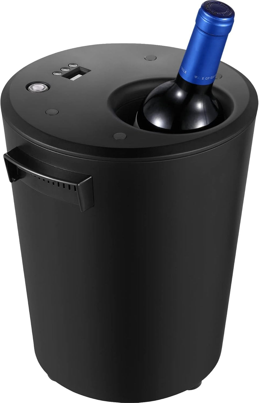 Mini Electric Wine Cooler Single Bottle Silent Touch Control Countertop