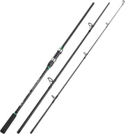 3-Section Carbon Fiber Surf Fishing Rod Travel Spinning Saltwater Carp