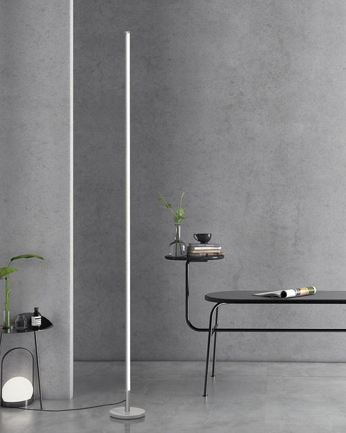 LED Corner Floor Lamp Dimmable Remote 2700–6500K Slim Modern Standing Light