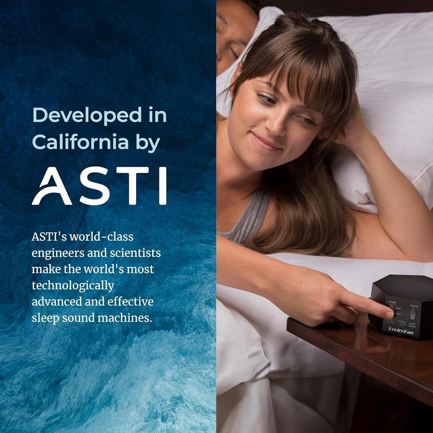 Black  Noise Machine & Fan Sounds for Sleep, Travel, and Sound Masking
