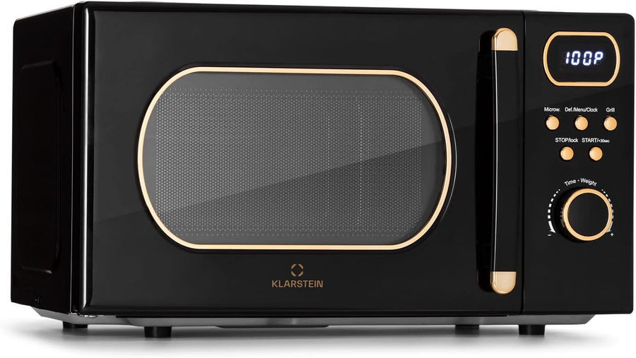 Klarstein 20L 800W Countertop Microwave Oven Grill Solo Stainless Steel
