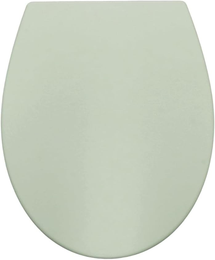 Sage Oval Toilet Seat Thermoplastic Quick Release Top & Bottom Fix 44.5x37cm