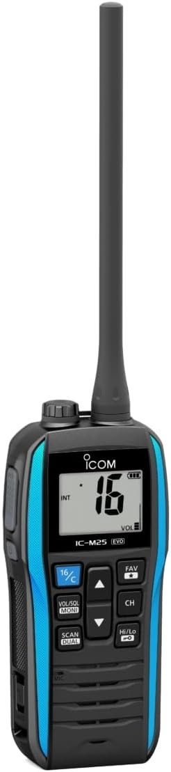Marine VHF Radio Waterproof Floating USB-C Handheld Sailing Safety