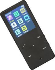 Bluetooth 5.0 MP3 MP4 Player 1.8" Touch 8GB HiFi Black