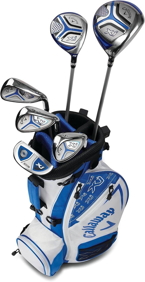 Junior Golf Clubs Set Right Hand Lightweight Graphite Kids Set with Stand Bag
