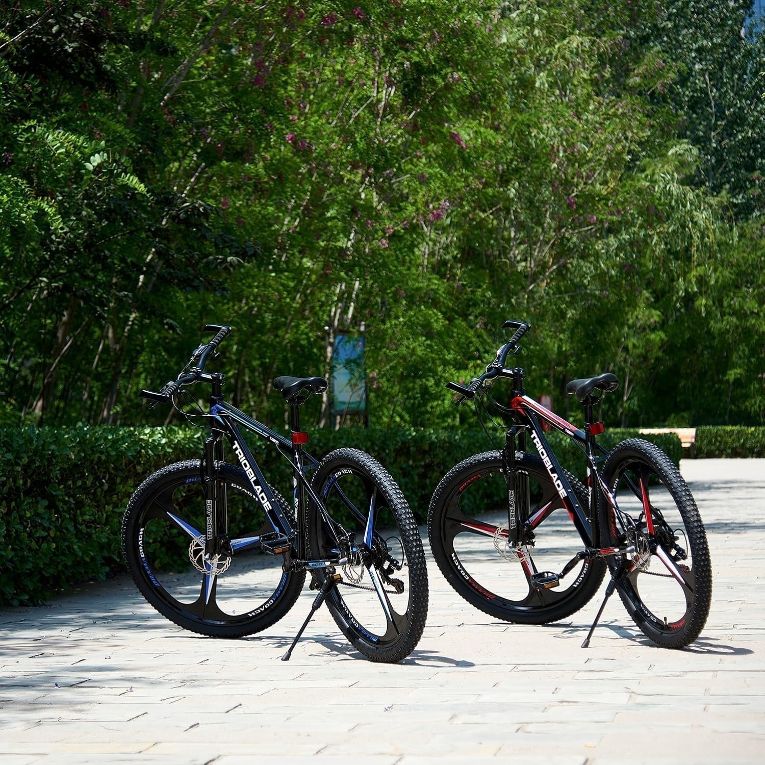 26" Dual Suspension MTB Bike 21 Speed Mountain Bicycle Off-Road Durable
