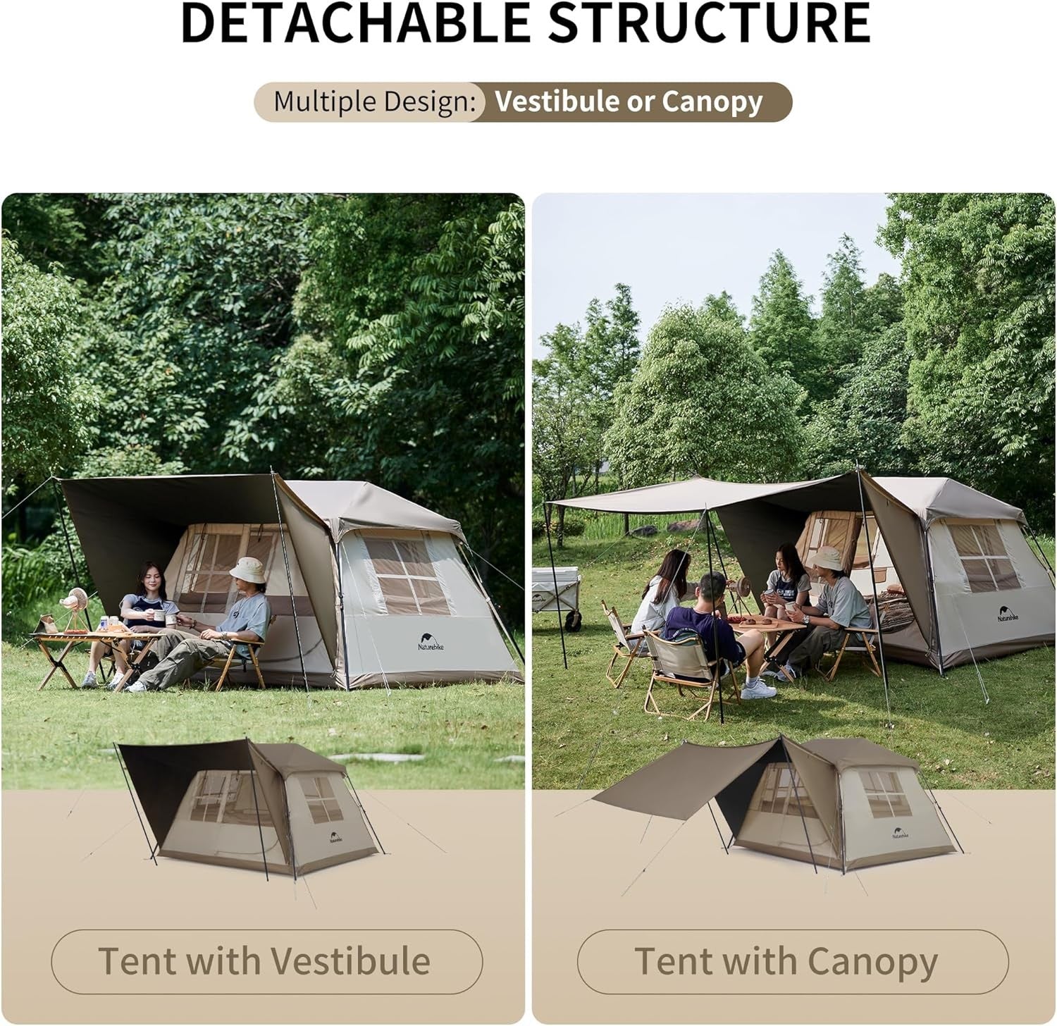 Pop Up Camping Tent 2 4 6 8 Man Waterproof Automatic Easy Setup