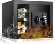 1.3 Cu Ft Fireproof Safe Box Digital Keypad Cash Document Security