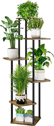 6 Tier Tall Metal Plant Stand Indoor Outdoor Corner Flower Shelf Display Rack