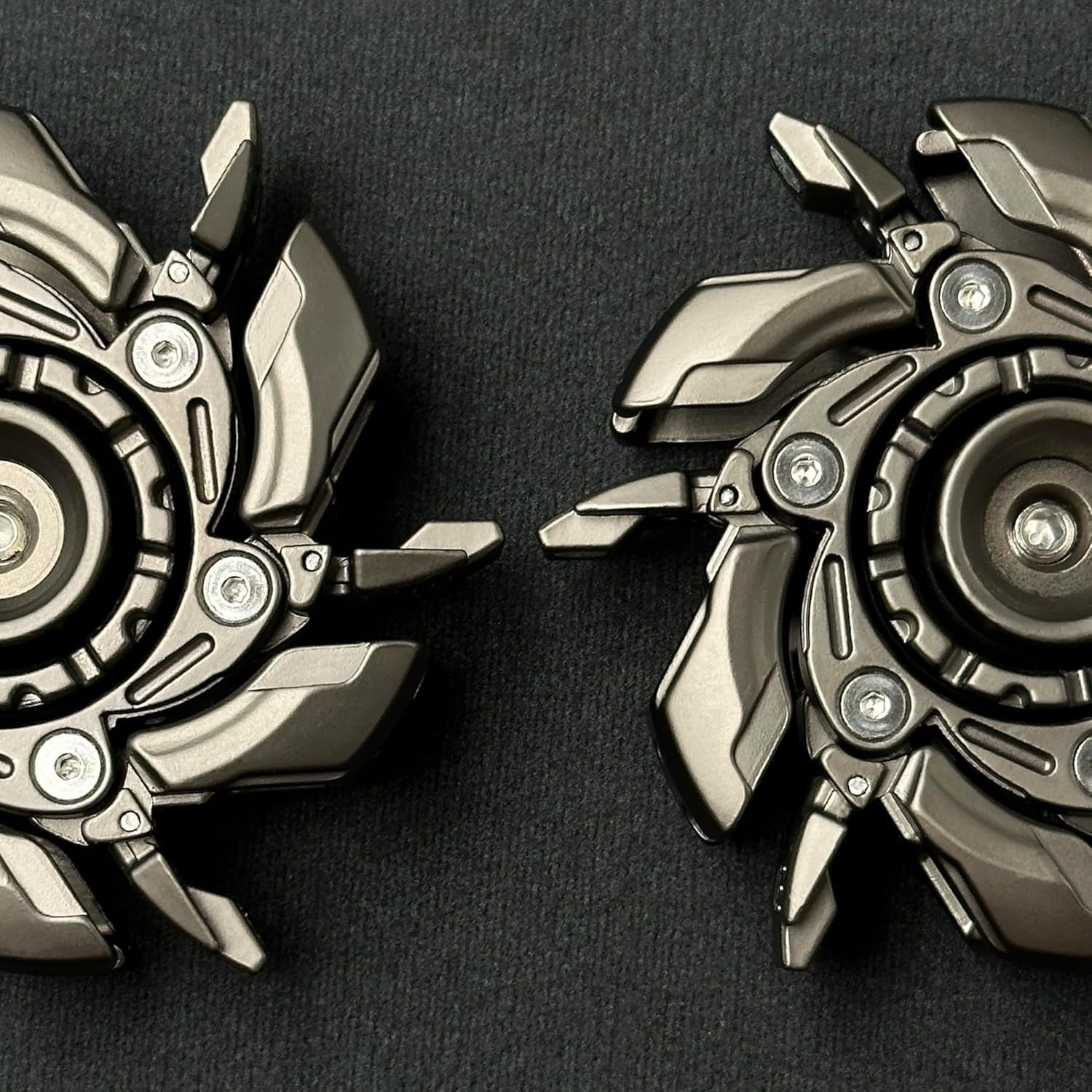 Metal Fidget Spinning Top Open Armor Magnetic EDC Stress Toy