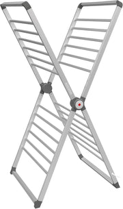 X Frame Heated Clothes Airer 12.5m Drying Space Foldable Energy Efficient