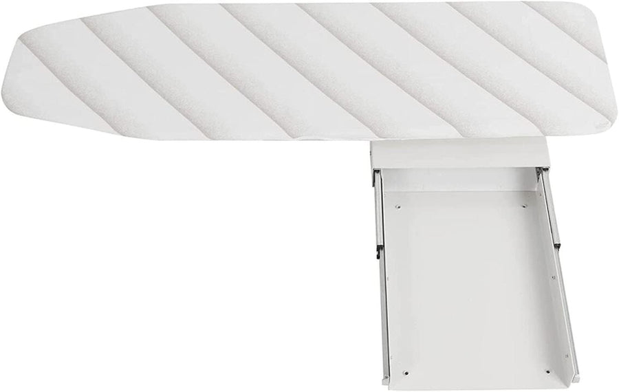 Built In Hiding Ironing Board Closet Drawer Slide Out Fold Away White