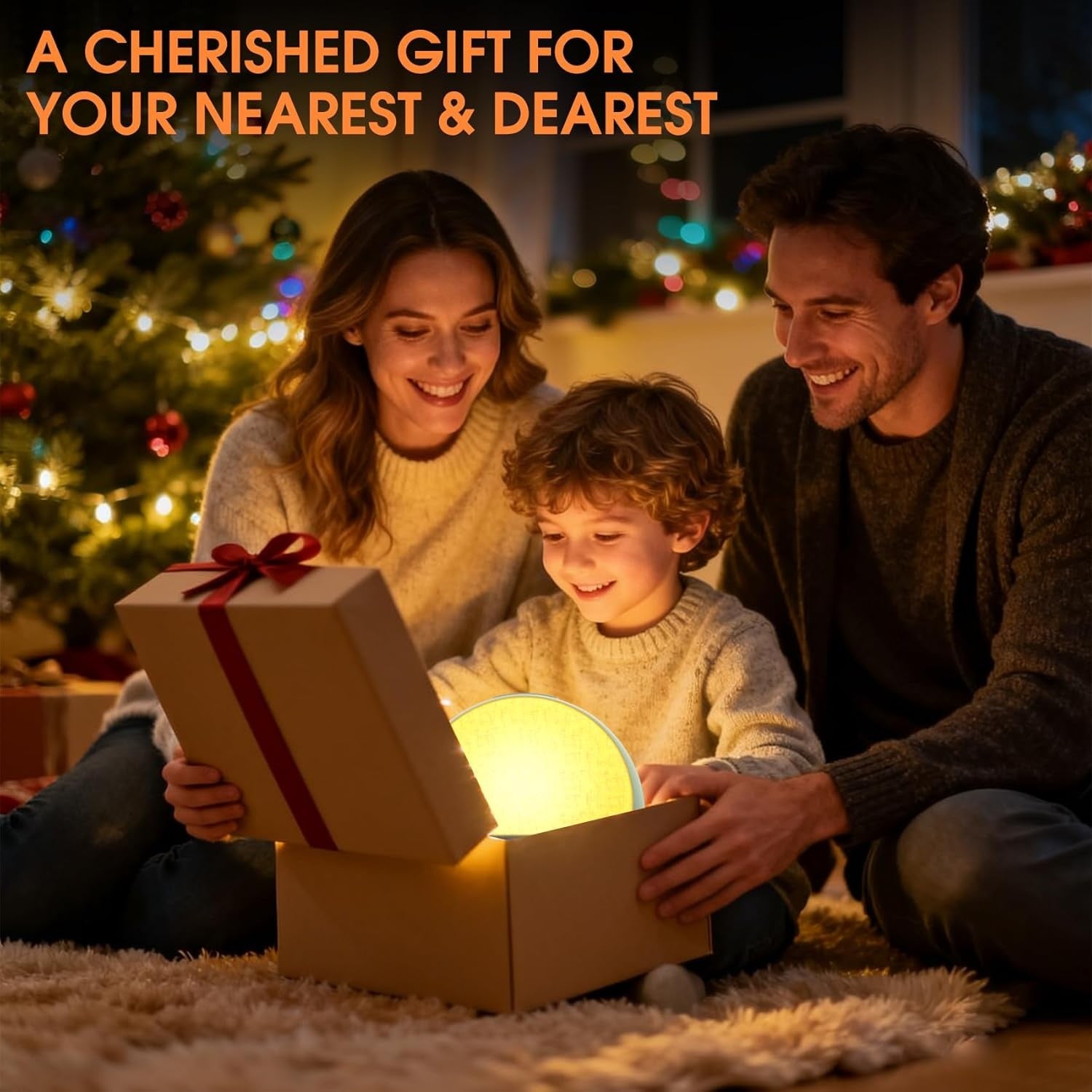 Sunrise Alarm Clock Wake Up Light White Noise Bedside Night Lamp