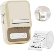 B21 Portable Thermal Label Printer 20-50mm Bluetooth White
