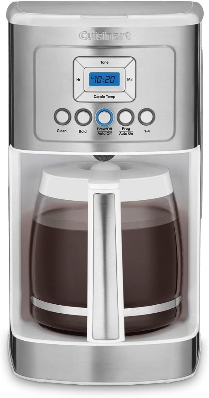 14 Cup Programmable Coffee Maker Hotter Brew Strength Control Steel Carafe