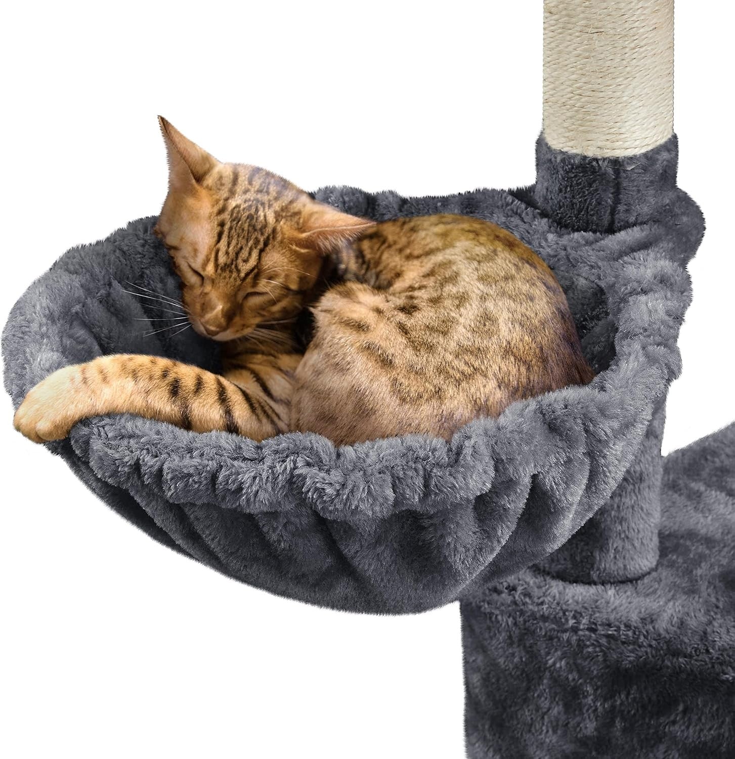 117cm Cat Tree Tower Condo Hammock Sisal Scratching Posts Indoor Cats