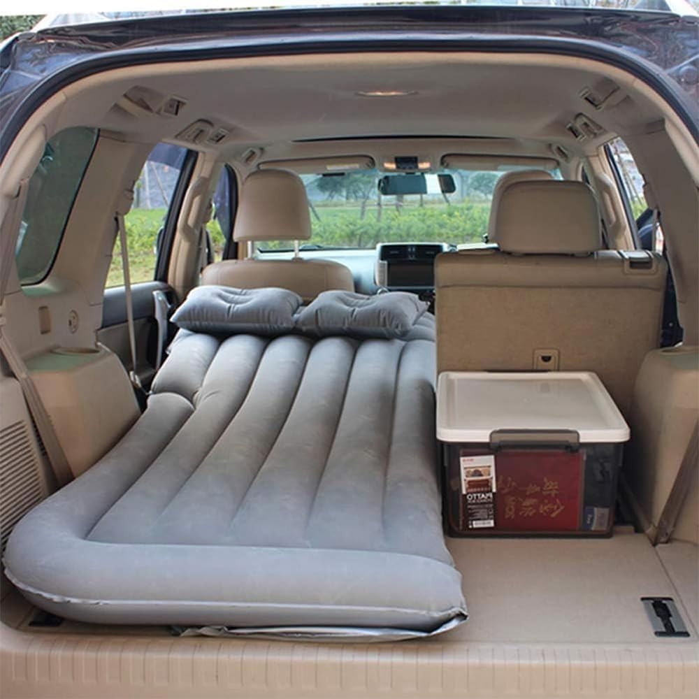 Car Inflatable Mattress SUV Back Seat Air Bed Travel Camping Sleeping Bed