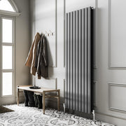 Vertical Anthracite Grey Radiator 1600x610mm Double Panel High Heat Output