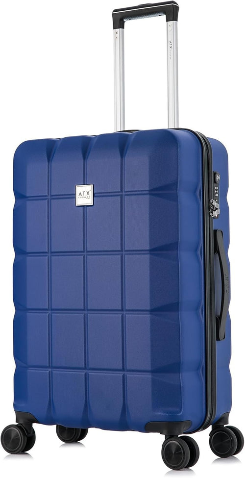 Medium Check-In Suitcase 65L Lightweight ABS Hard Shell with TSA Lock