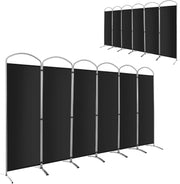 6 Panel Black Folding Room Divider Freestanding Privacy Screen Partition 331x188