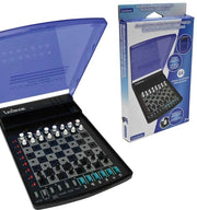 Electronic Travel Chess Set | 64 Difficulty Levels | Portable Folding Board