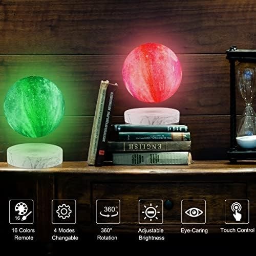 Painted Levitating Galaxy Moon Lamp 16-Color Floating LED Light with Remote