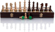 48cm Large Wooden Chess Set – Handcrafted Folding Board & Elegant Pieces