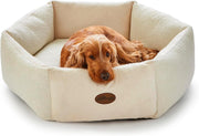 Medium Donut Dog Bed 75x19cm Plush Washable Calming
