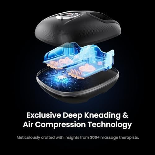 Heated Shiatsu Foot Massager Plantar Fasciitis Relief Remote Control
