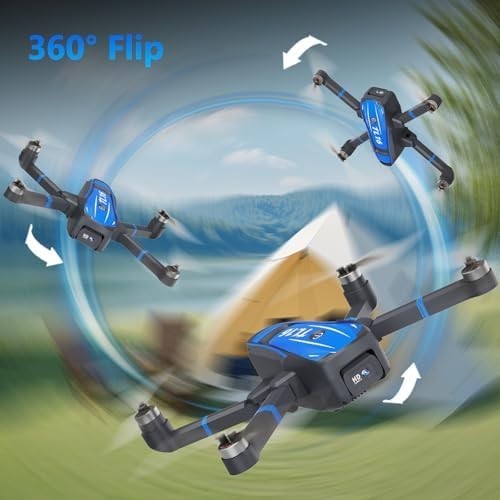 4K Drone with Dual Camera & Brushless Motors – Foldable FPV Quadcopter