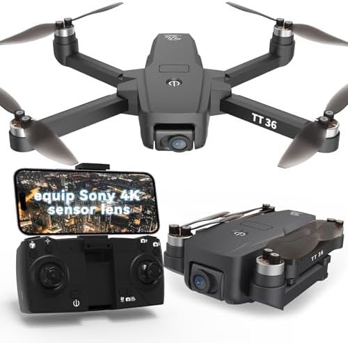 TT36 GPS Drone 4K Camera 5G WiFi Follow Me Circle Fly Brushless RC Quadcopter