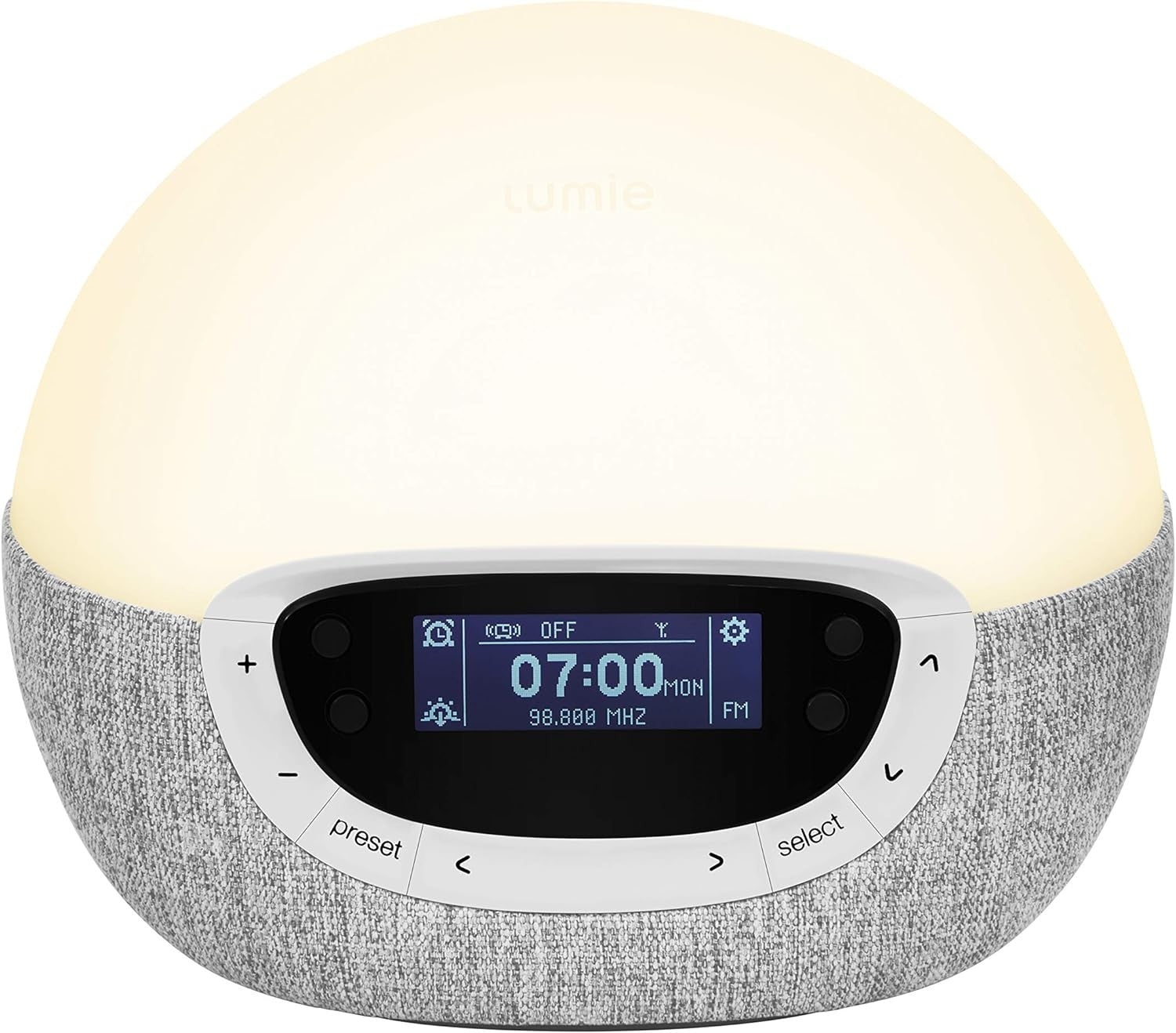 Sunrise Wake Up Alarm Clock Radio Dimmable Sleep Sounds Light Therapy