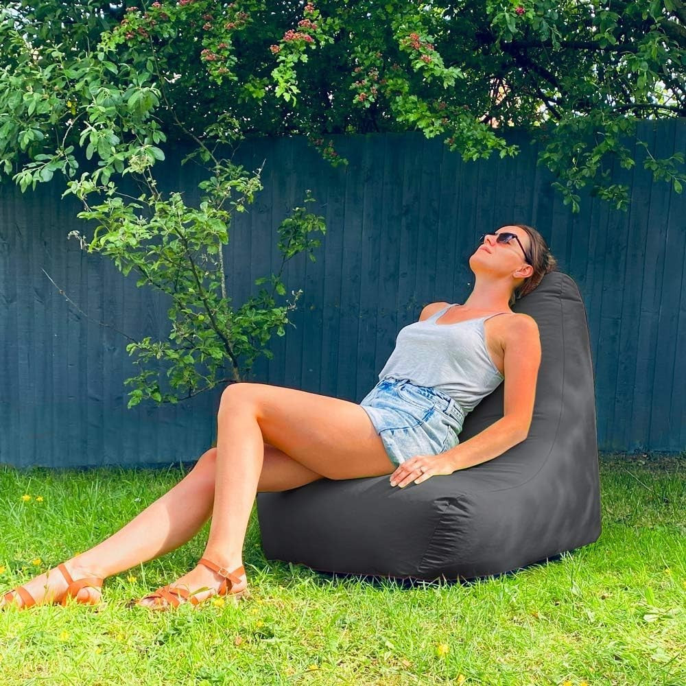 Large Outdoor Waterproof Bean Bag Chair Recliner Seat Garden Patio Use