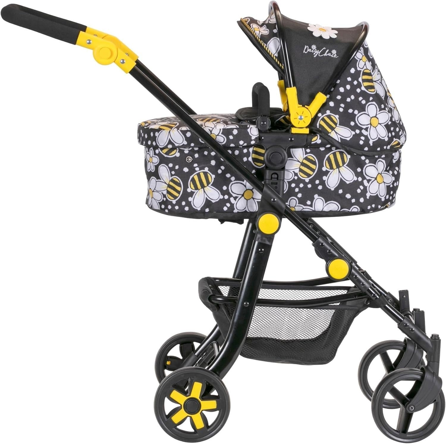 Extra Large Double Dolls Pram Adjustable Handle 95cm, Ages 7–13+