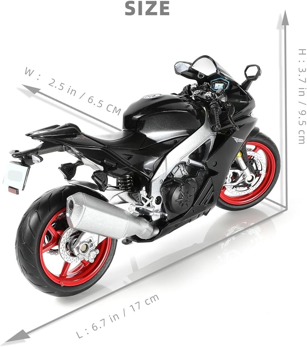 1:12 Sports Motorcycle Diecast Model - Alloy Toy Bike Gift for Kids & Adults