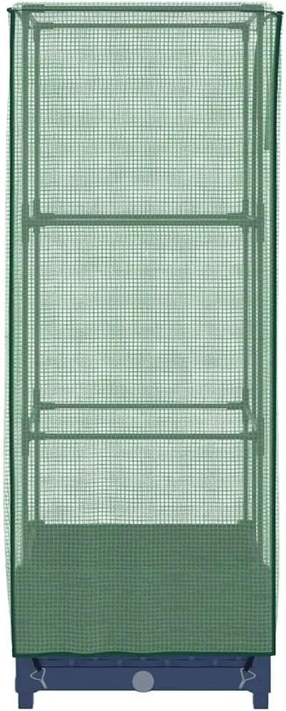 Raised Bed Garden Planter with Greenhouse Cover | 40x40x123cm